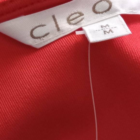 Cleo red lace crochet look boho tank top cute cami shell NWT size M - Picture 6 of 6